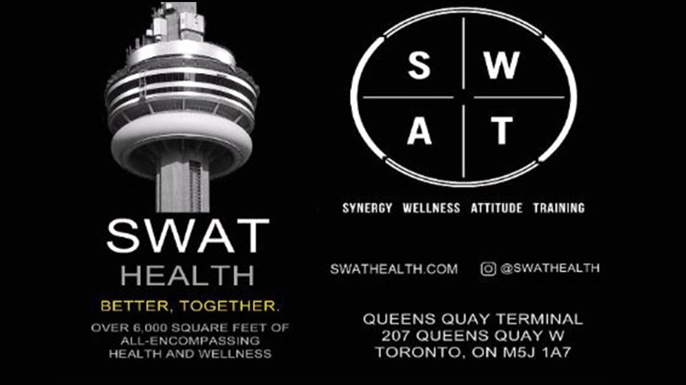 Winter Rostie Group Scoop SWAT Gym Advertisement